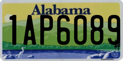 AL license plate 1AP6089