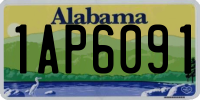 AL license plate 1AP6091