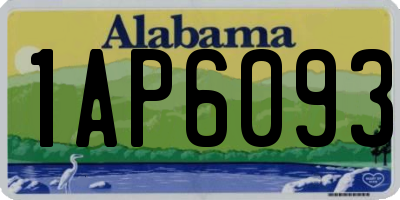 AL license plate 1AP6093