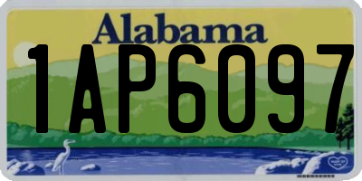 AL license plate 1AP6097