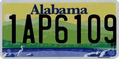 AL license plate 1AP6109