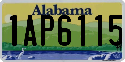 AL license plate 1AP6115