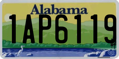 AL license plate 1AP6119
