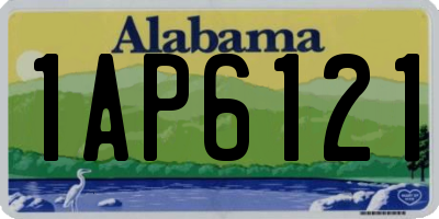 AL license plate 1AP6121