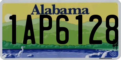 AL license plate 1AP6128