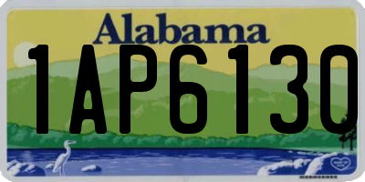 AL license plate 1AP6130