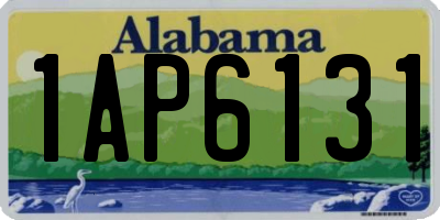 AL license plate 1AP6131