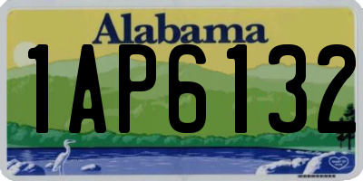 AL license plate 1AP6132