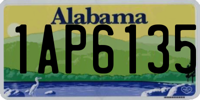 AL license plate 1AP6135
