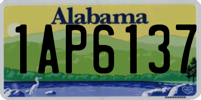 AL license plate 1AP6137