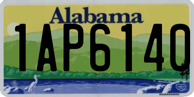 AL license plate 1AP6140
