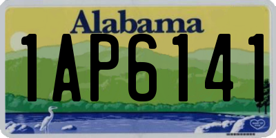 AL license plate 1AP6141