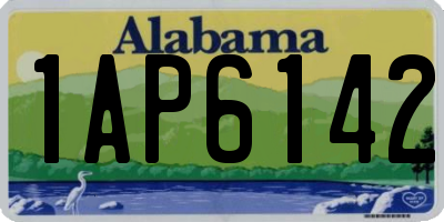 AL license plate 1AP6142