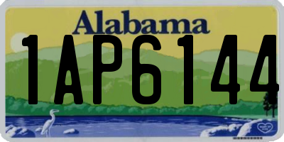 AL license plate 1AP6144