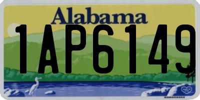 AL license plate 1AP6149