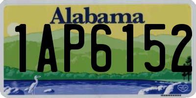 AL license plate 1AP6152