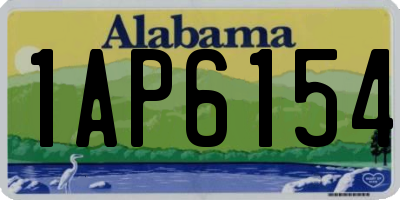 AL license plate 1AP6154