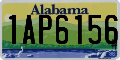 AL license plate 1AP6156