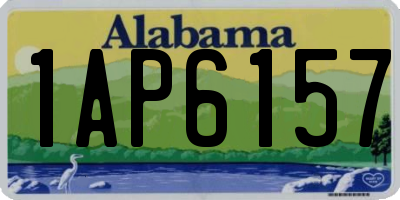 AL license plate 1AP6157
