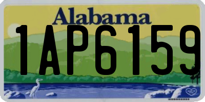 AL license plate 1AP6159