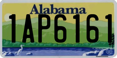AL license plate 1AP6161