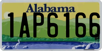 AL license plate 1AP6166