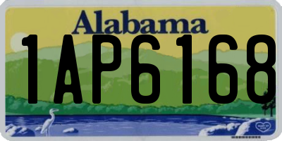 AL license plate 1AP6168