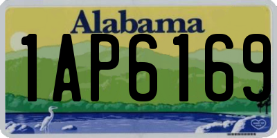 AL license plate 1AP6169