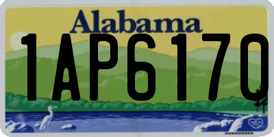 AL license plate 1AP6170