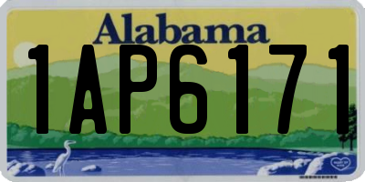 AL license plate 1AP6171