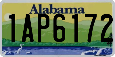 AL license plate 1AP6172