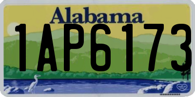 AL license plate 1AP6173