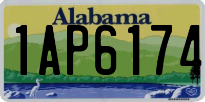 AL license plate 1AP6174