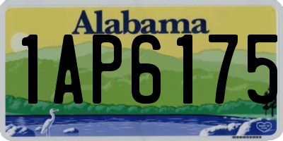 AL license plate 1AP6175