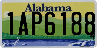 AL license plate 1AP6188