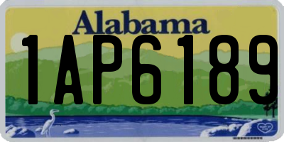 AL license plate 1AP6189