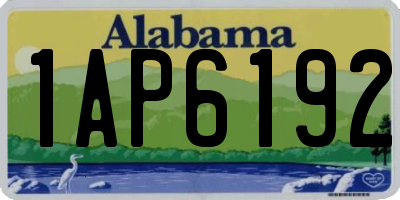 AL license plate 1AP6192
