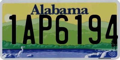 AL license plate 1AP6194