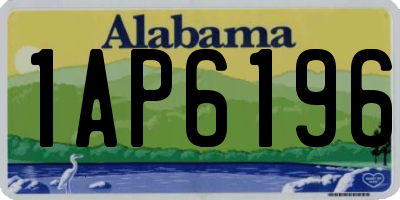 AL license plate 1AP6196