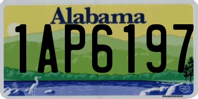 AL license plate 1AP6197