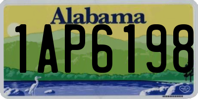 AL license plate 1AP6198