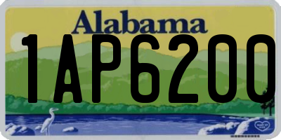 AL license plate 1AP6200