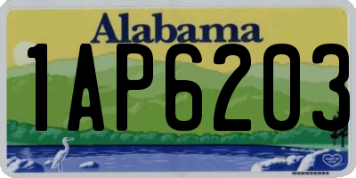 AL license plate 1AP6203