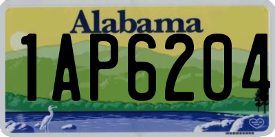 AL license plate 1AP6204
