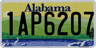AL license plate 1AP6207