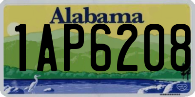 AL license plate 1AP6208