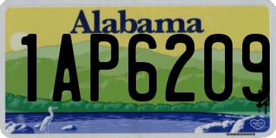 AL license plate 1AP6209
