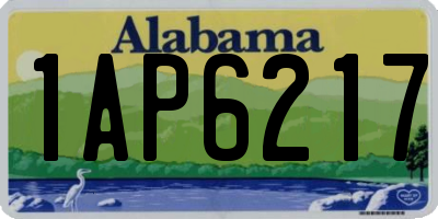 AL license plate 1AP6217