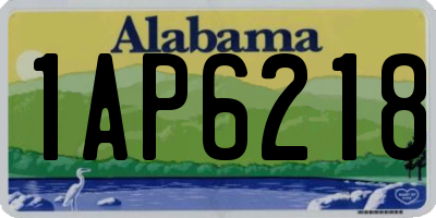 AL license plate 1AP6218