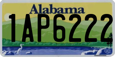 AL license plate 1AP6222